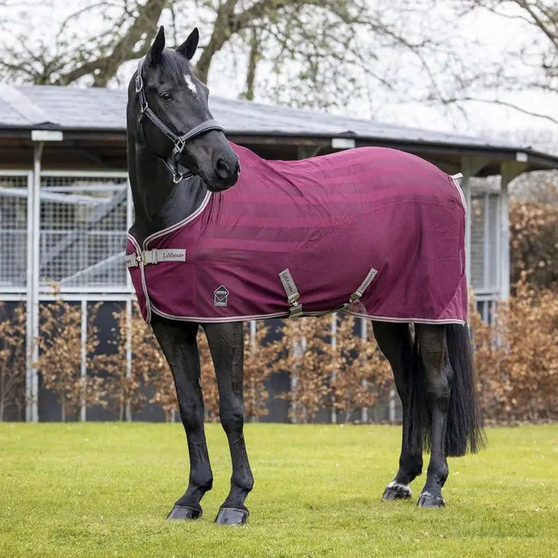 Lemieux Arika Air-Tek Summer Turnout Sheet In Bordeaux 1