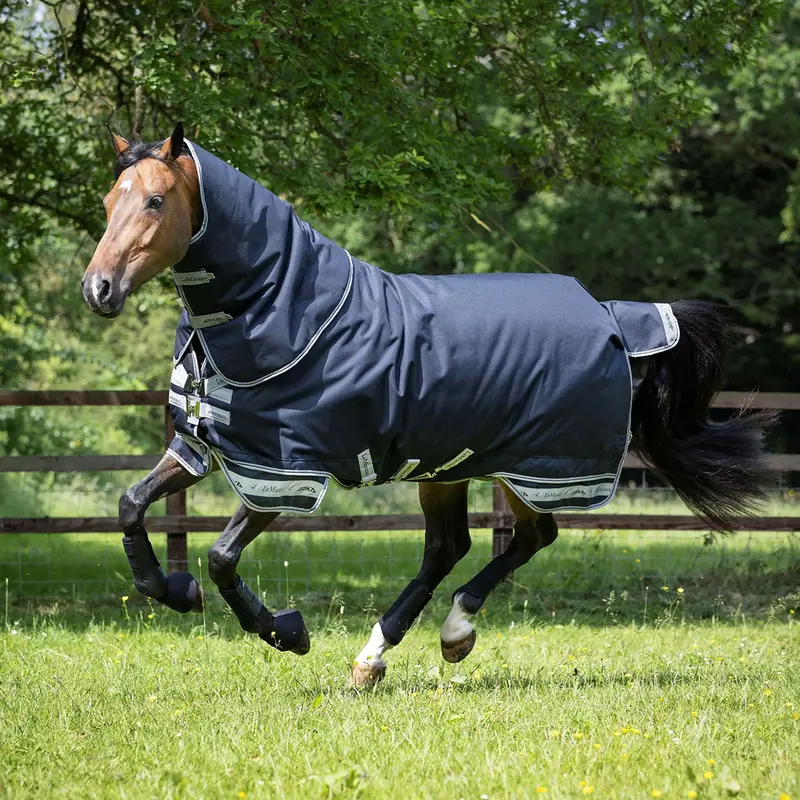 Lemieux Arika Storm-Tek 2 Turnout Blanket – 100G Fill, Navy 1
