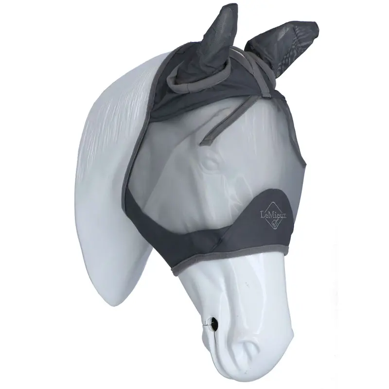 Lemieux Armourshield Pro Half-Face Grey Fly Mask 1