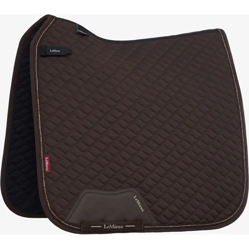 Lemieux Brilliance Espresso Dressage Saddle Pad 1