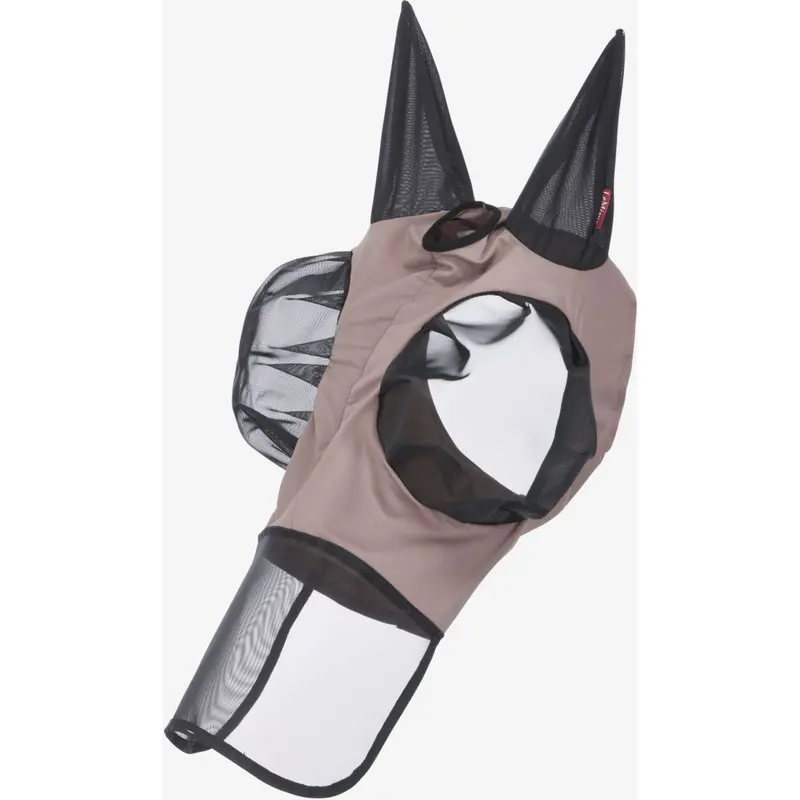 Lemieux Bug Relief Fly Mask With Nose Net – Walnut Color 1