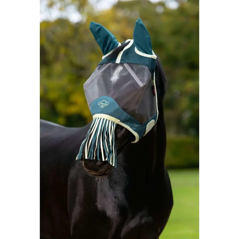 Lemieux Fringe Fly Mask – Jungle Print 1
