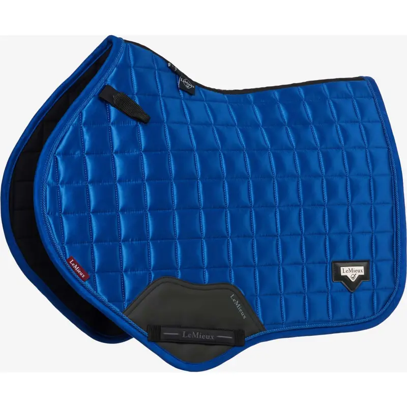 Lemieux Loire Classic Square Close Contact Saddle Pad In Benetton Blue 1