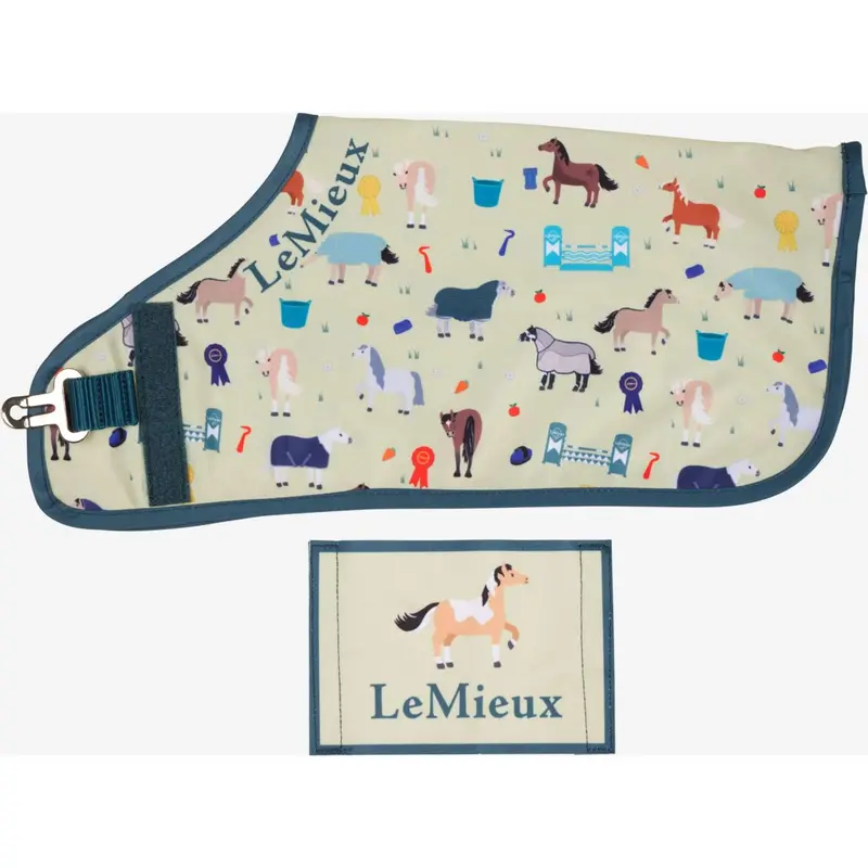 Lemieux Macaron-Printed Toy Pony Blanket 1
