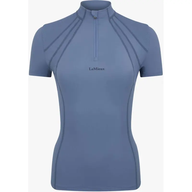Lemieux Mia Mesh Short-Sleeve Base Layer In Ice Blue 1