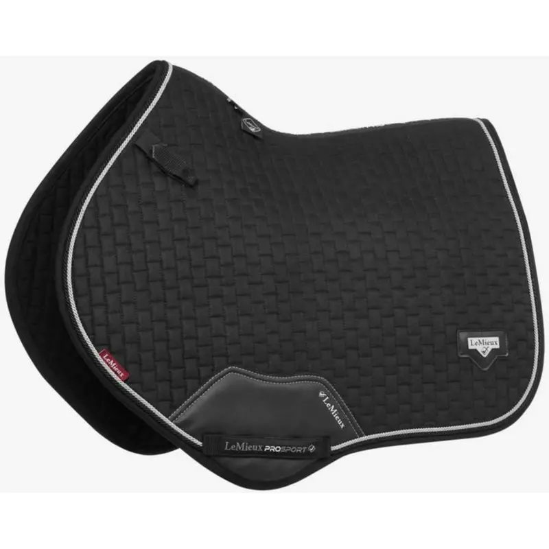 Lemieux Power Suede Jumping Saddle Pad – Black 1