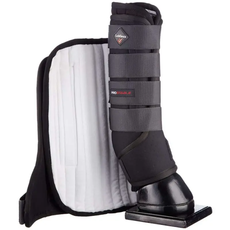 Lemieux Stable Boot Wraps – Black 1