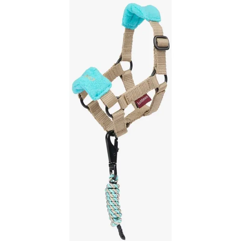 Lemieux Vogue Toy Pony Halter – Azure Blue, Elegant Design For Small Horses 1