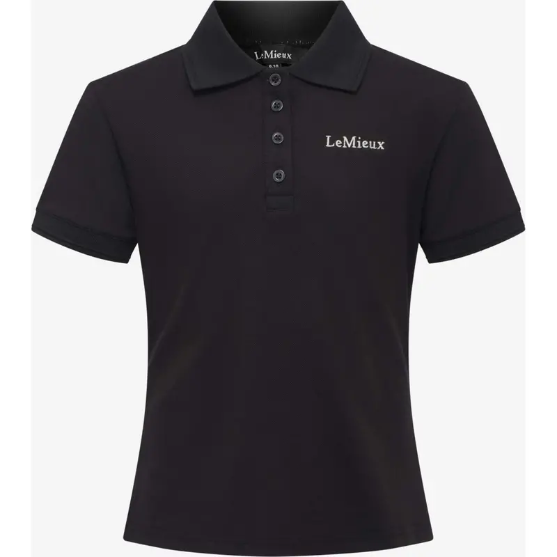 Lemieux Young Rider Classic Black Polo Shirt 1