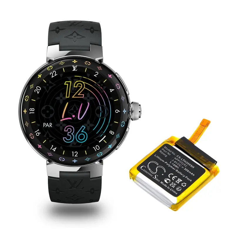 Louis Vuitton Tambour Horizon 2 Smartwatch Battery – 3.8V Li-Polymer, 300Mah, 1.14Wh 1