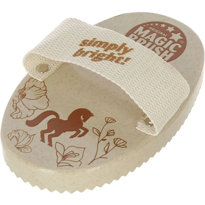 Magic Brush Water Lily Rubber Curry Comb 1