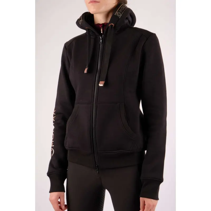 Montar Macie Show Jacket With Rosegold Logo – Black 1