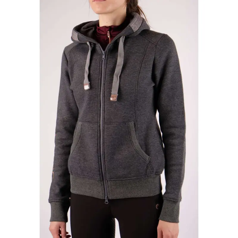 Montar Macie Show Jacket With Rosegold Logo – Grey 1