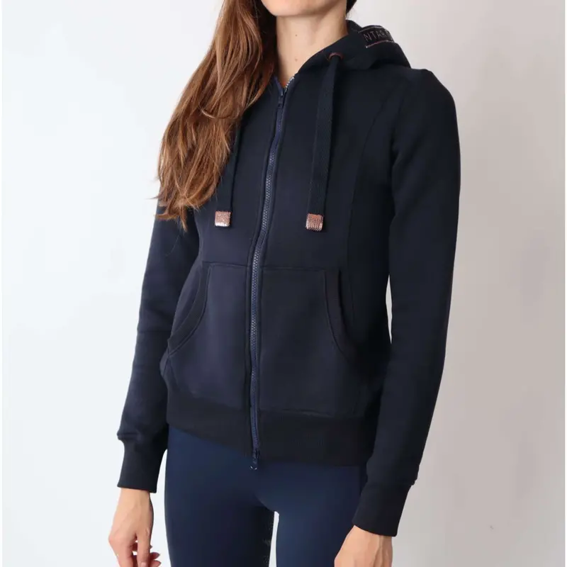 Montar Macie Show Jacket With Rosegold Logo – Navy 1