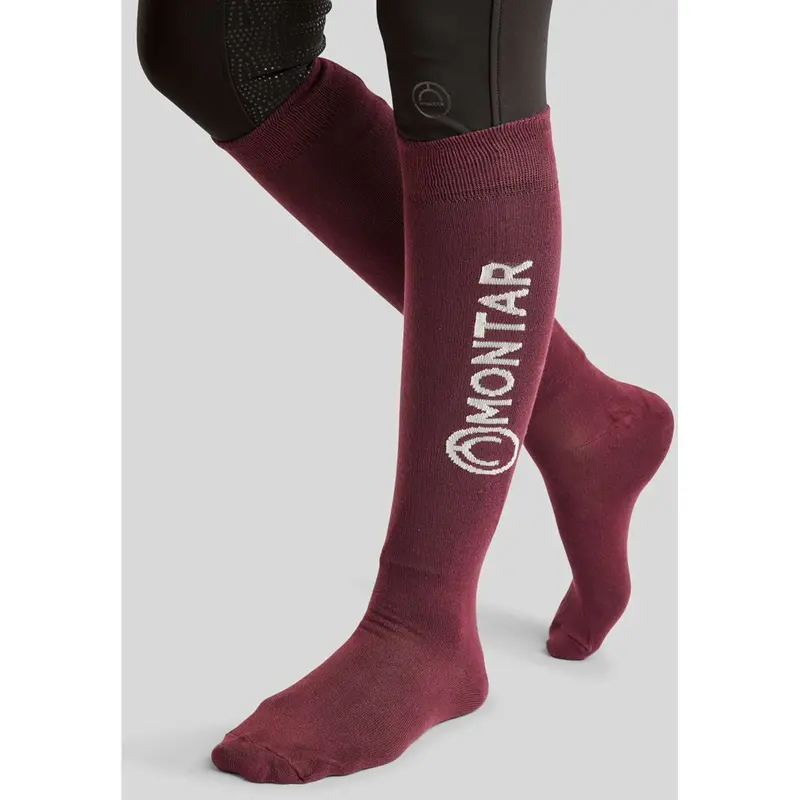 Montar Prune Bamboo Riding Socks 1