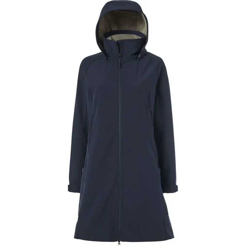 Mountain Horse Stella Long Softshell Riding Jacket In Marine Blue 1