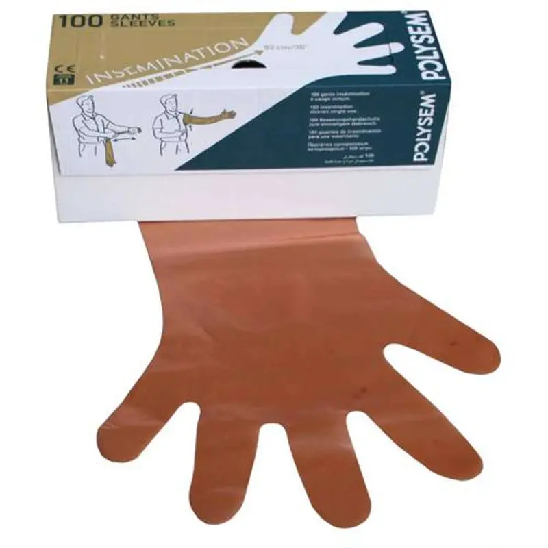 Orange-Grease-Resistant Disposable Gloves 1