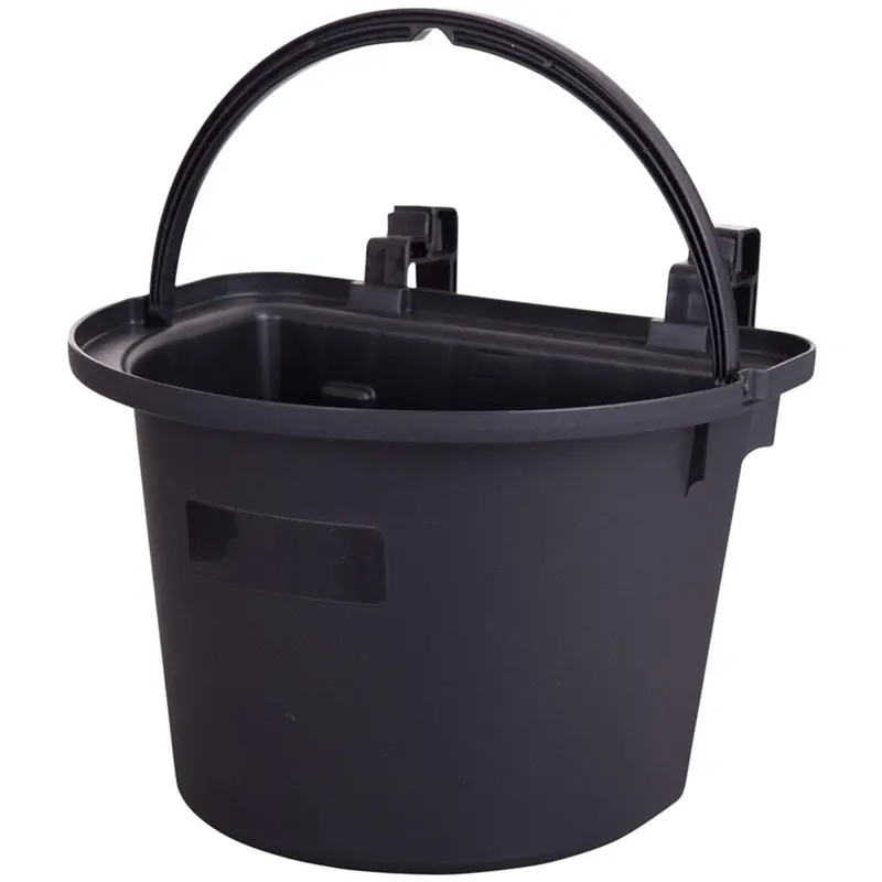 Panaro Arturo Semi-Round Hay Feeder With Black Handle And Collars 1
