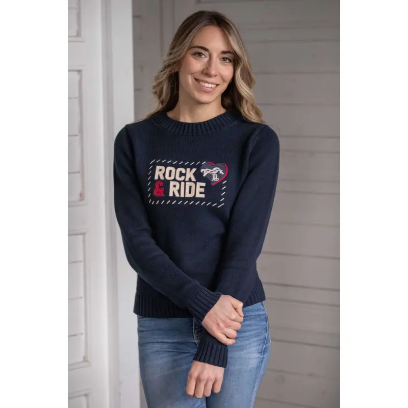 Pénéllope Florida Knit Pullover - Navy Blue 1