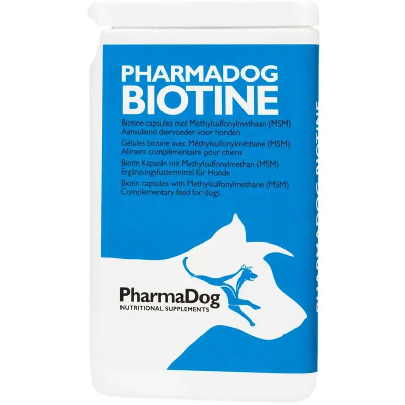Pharmadog Biotin Supplement For Skin, Coat & Nail Health 1