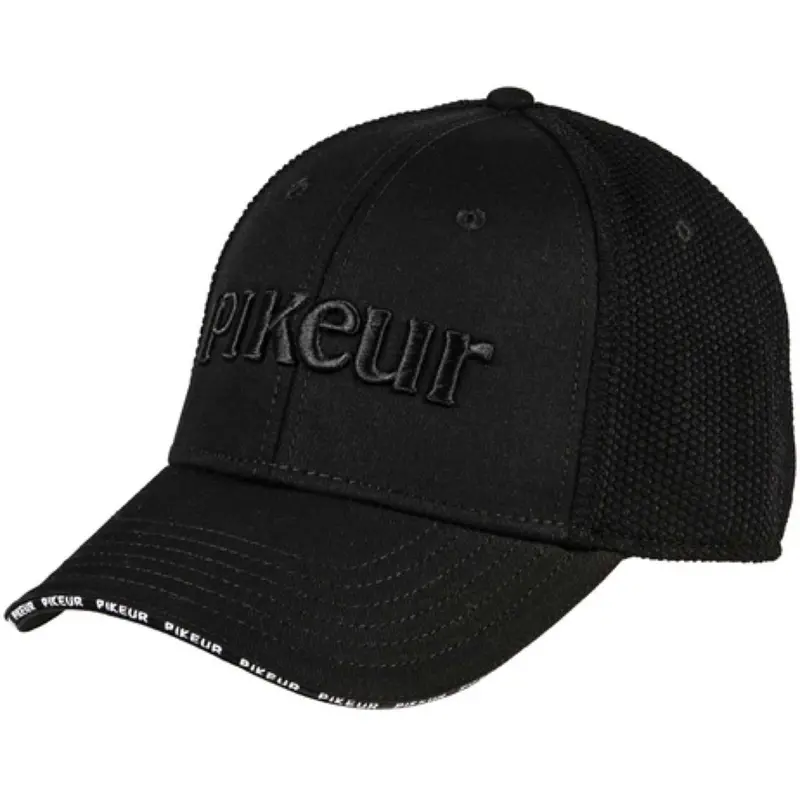 Pikeur Black Mesh Riding Cap 1