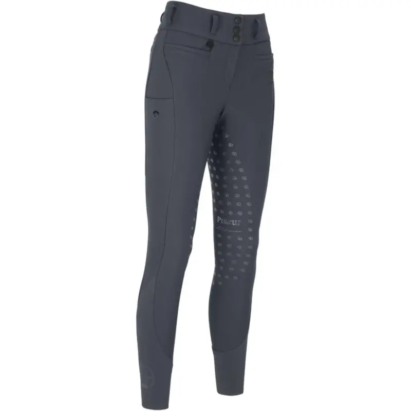Pikeur Linn Sd Winter Full-Grip Riding Tights In Dark Shadow 1