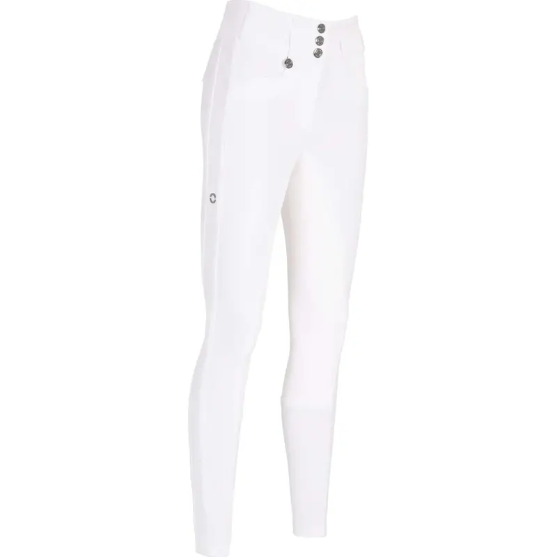 Pikeur New Candela Classic Riding Tights – White, Mid-Rise Fit 1