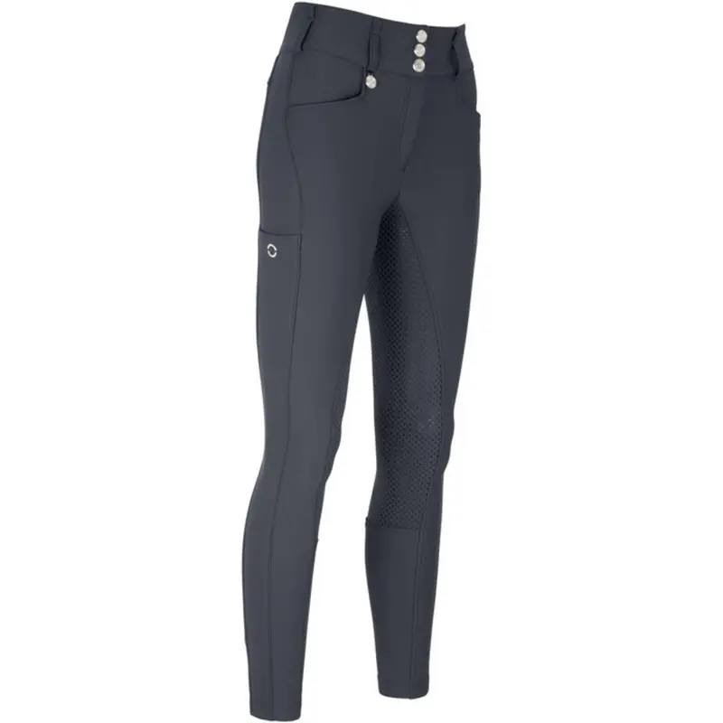 Pikeur New Candela Winter Full-Grip Riding Tights In Dark Shadow 1