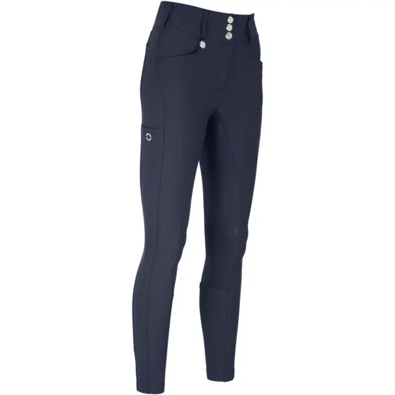 Pikeur New Candela Winter Full-Grip Riding Tights In Night Blue 1