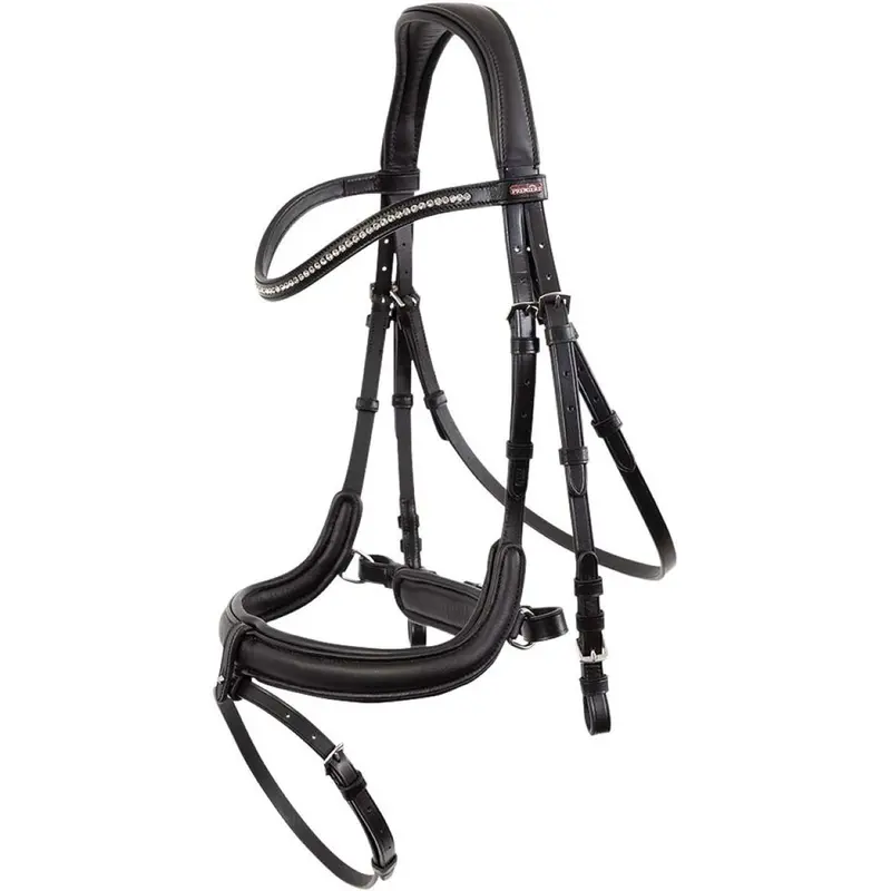 Premiere Bridle – Montaubon Style In Black 1
