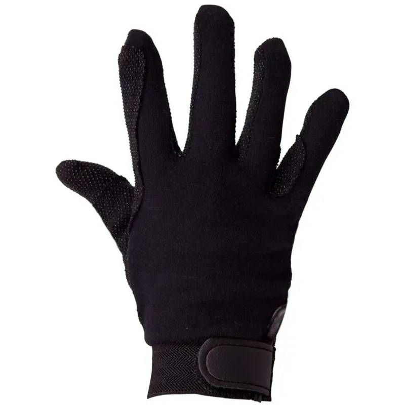 Premiere Cotton Riding Gloves In Black 1
