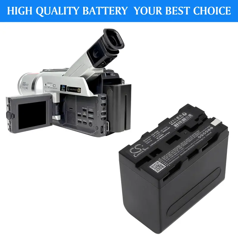 Professional Video Camera Battery – 7.4V Li-Ion, 6600Mah, 48.84Wh For Sound Devices, Comrex, Sony, Hawk-Woods & Np-F930 Devices 1