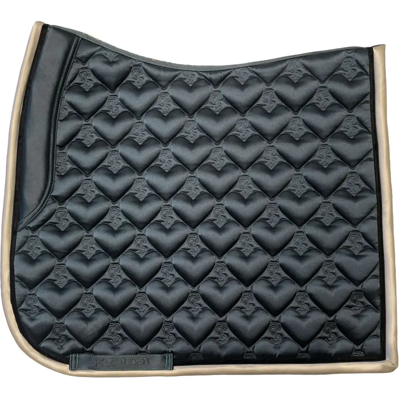 Ps Of Sweden Heart Dressage Saddle Pad In Mystic Forest 1