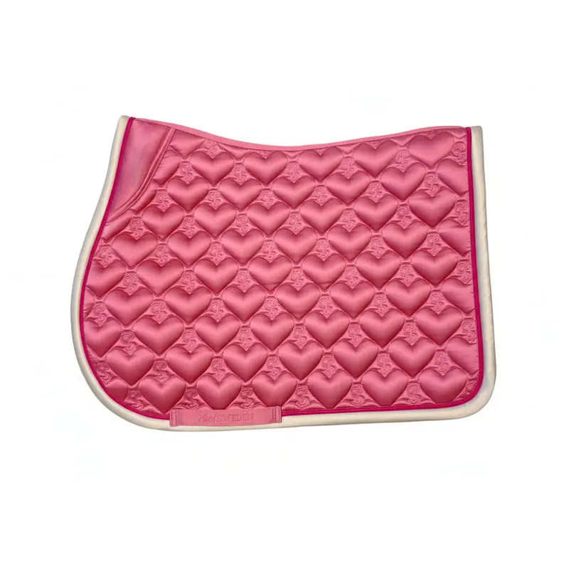 Ps Of Sweden Heart Jumping Saddle Pad – Thrill Pink 1