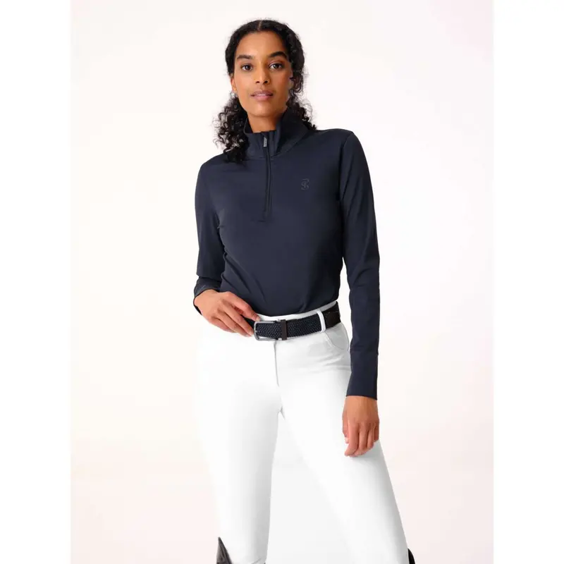Ps Of Sweden Toska Long-Sleeve Shirt – Marine Blue Performance Fit 1