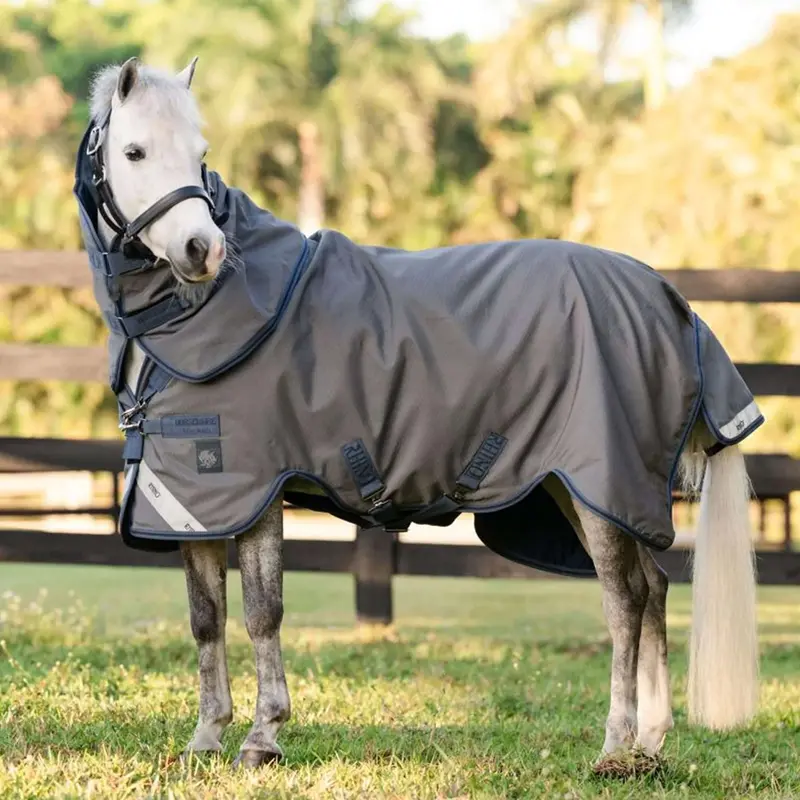 Rhino Hexstop Plus Lightweight Fly Sheet For Ponies – 0G, Grey/Indigo/Navy 1