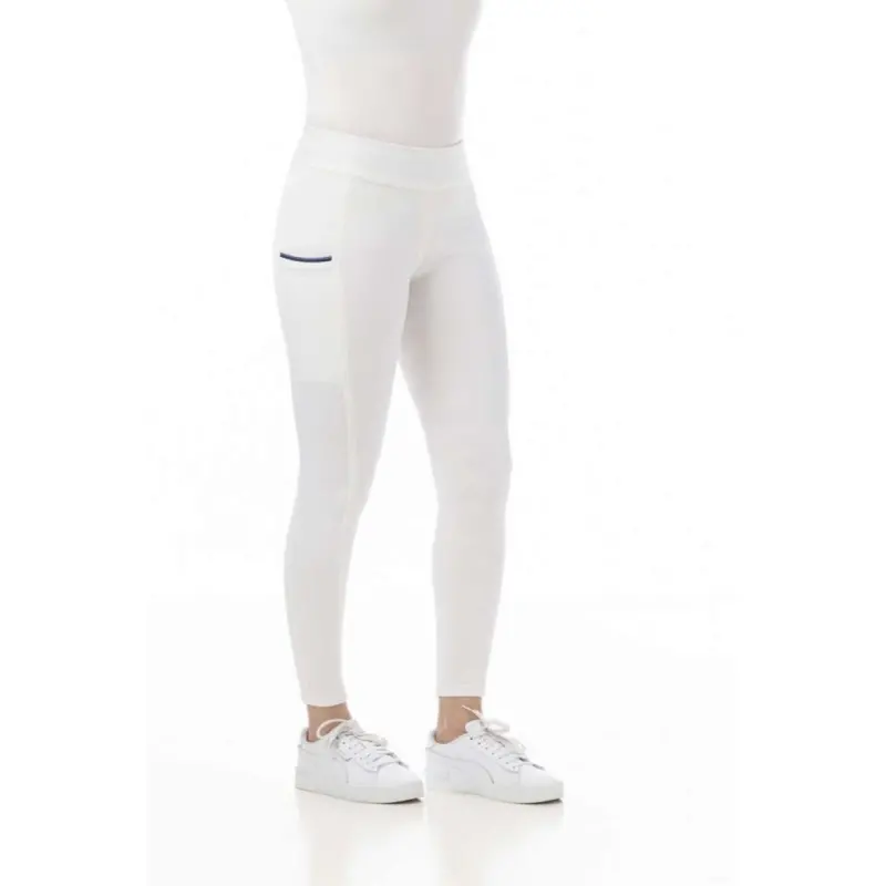 Riding World Agadir Women'S White Riding Leggings 1