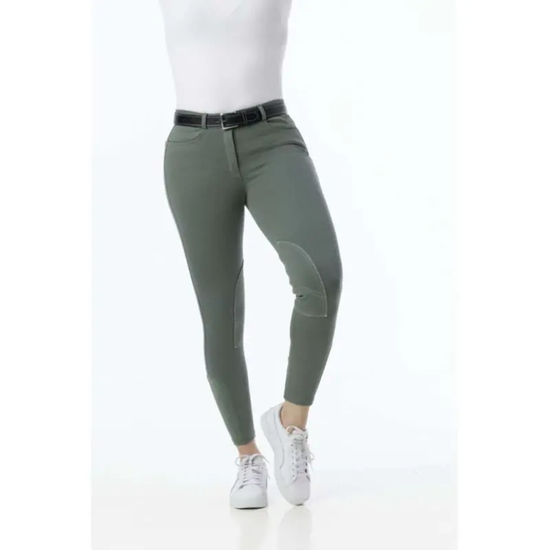 Riding World Alexandrie Kids' Riding Pants – Forest Green 1