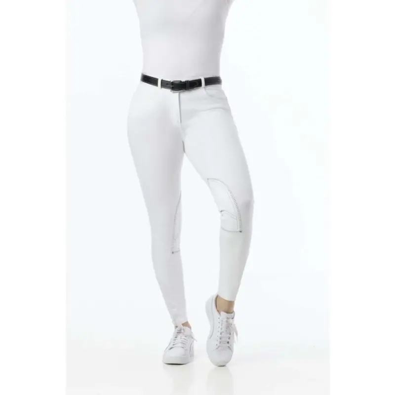 Riding World Alexandrie Kids' Riding Pants – White 1