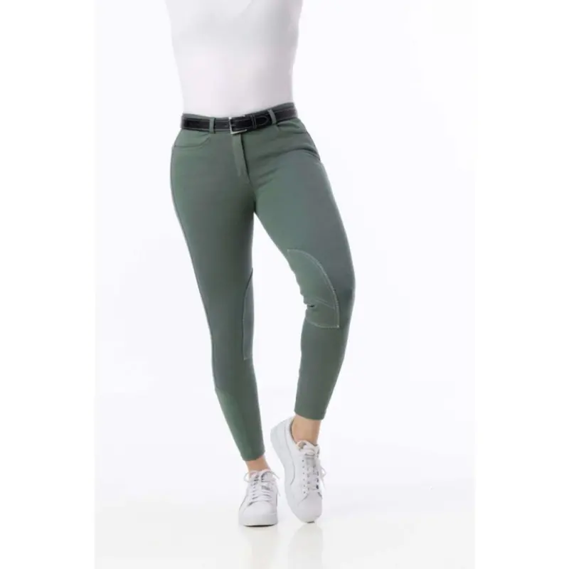 Riding World Alexandrie Women'S Riding Pants – Forest Green 1
