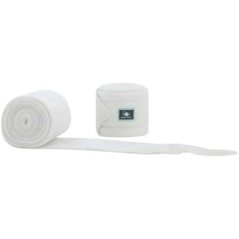 Riding World Eco Polo Bandages – White 1
