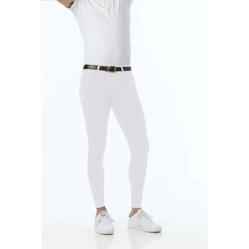 Riding World Lecaire Men'S Riding Tights – White 1