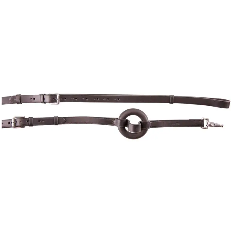 Rubber-Ring Fixed Reins – Black 1