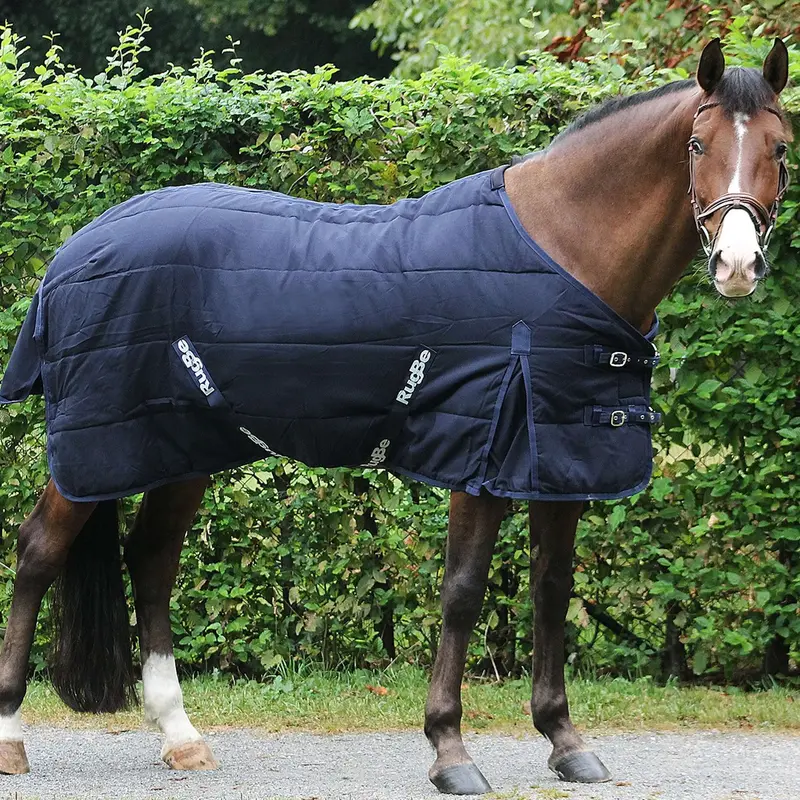Rugbe By Covalliero Indoor Stable Blanket – Navy Blue, 150G 1
