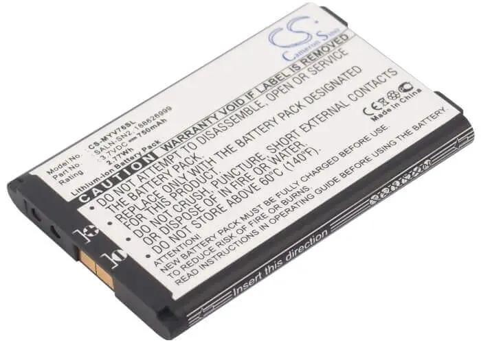 Sagem Myx6-2 / My-V76 / Myx62 Replacement Battery – 3.7V, 750Mah, 2.78Wh 1