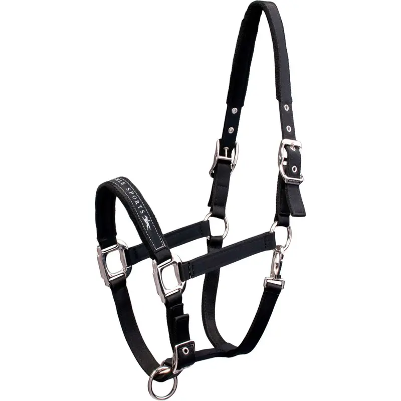 Schockemöhle Memphis Nylon Horse Halter – Classic Black 1