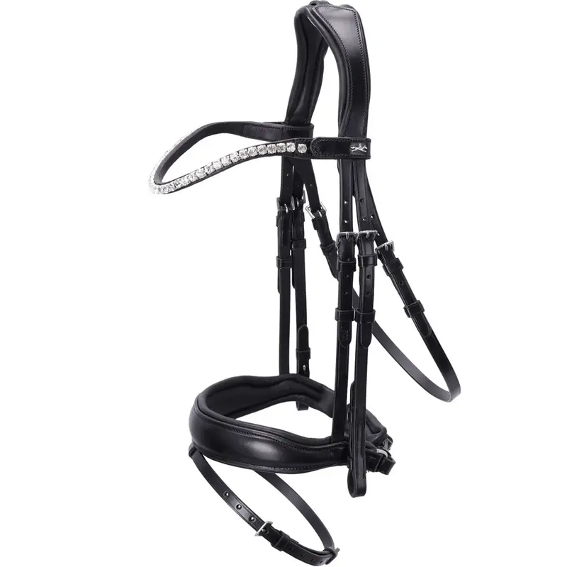 Schockemöhle Siena Bridle – Black & Silver 1