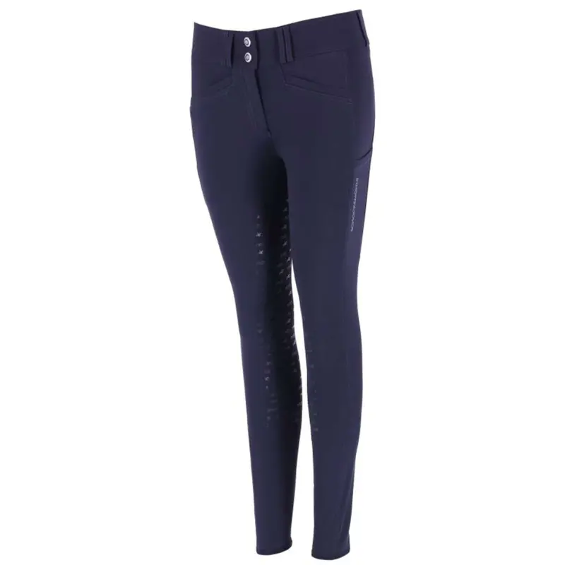 Schockemöhle Spcarola Full-Grip Riding Tights – Deep Blue 1