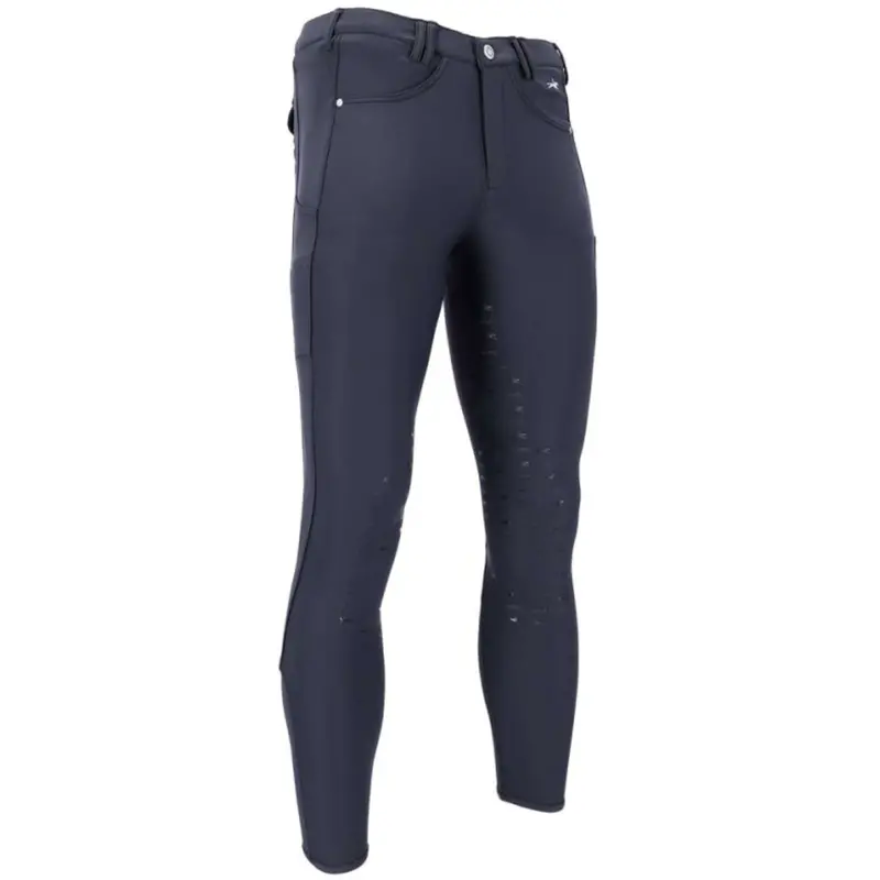 Schockemöhle Spleo Full-Grip Riding Tights – Dark Blue (Men'S) 1
