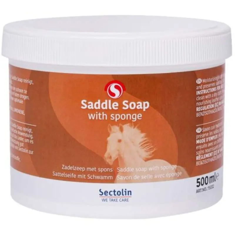 Sectolin Saddle Soap With Integrated Sponge 1